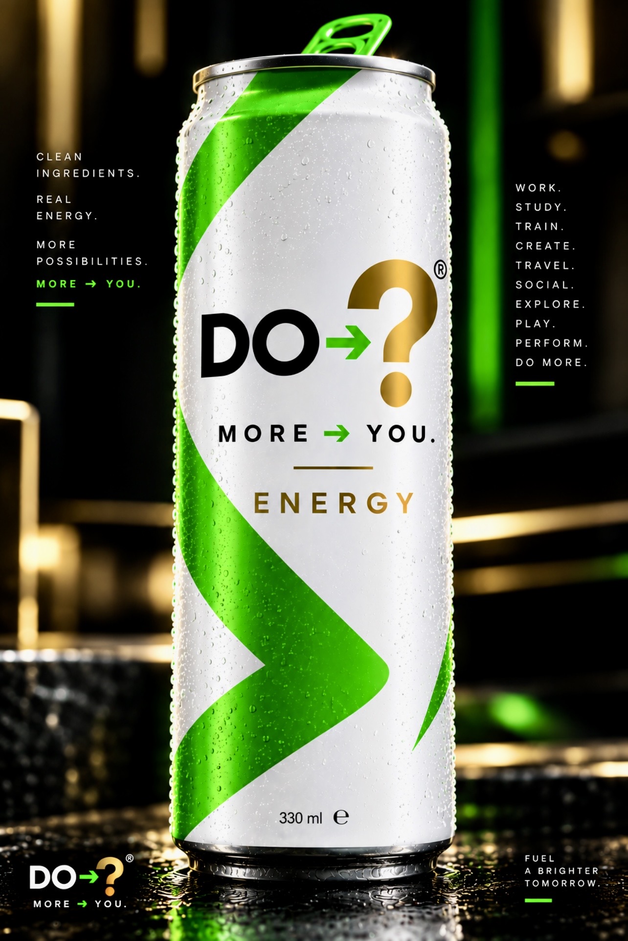 DO&rarr;?&reg; ENERGY &mdash; the DO&rarr;? energy can. What will you DO?